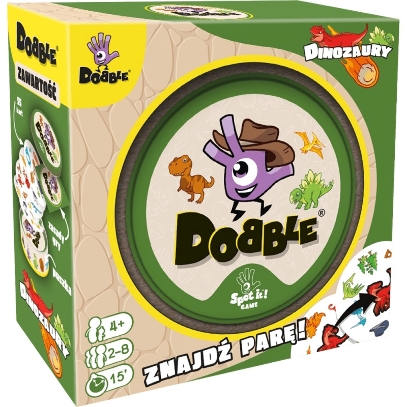 Dobble dinozaury – rychlá postřehová karetní hra