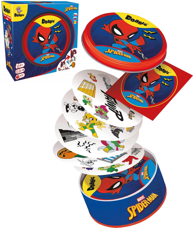 Hra dobble spider-man