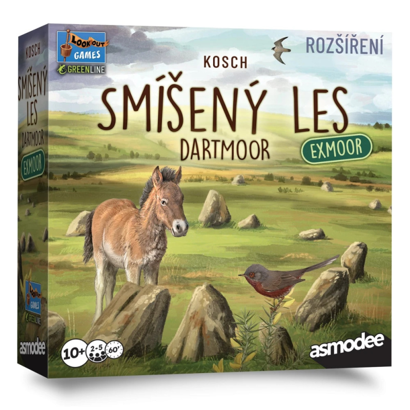 Smíšený les - Dartmoor Exmoor - hra z kategorie Karty