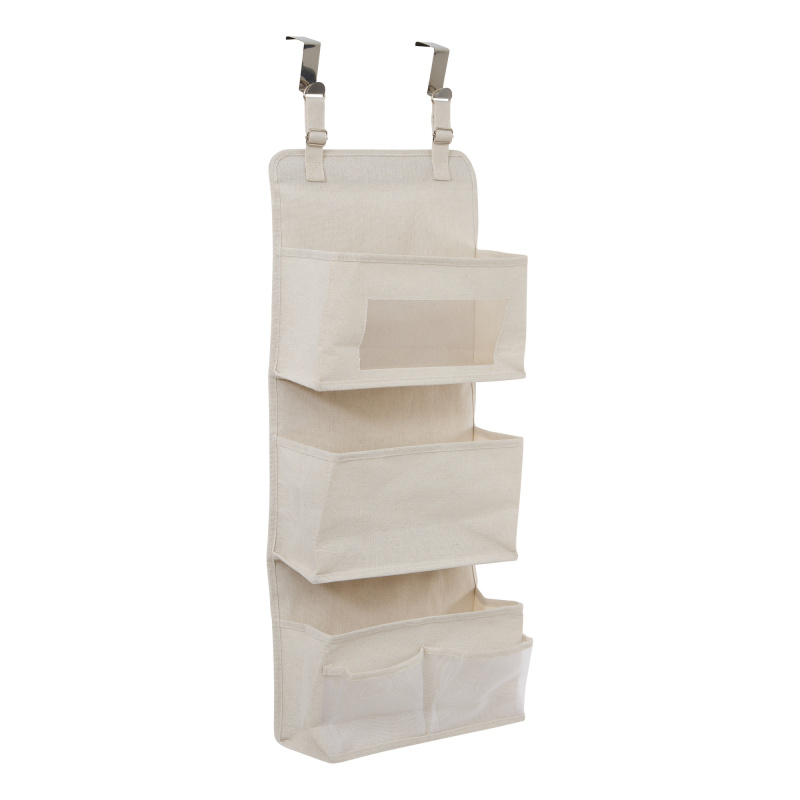 5five Simply Smart Závěsný organizér na dveře DRESSY+, tekstylny, 32 x 10,5 x 88 cm - béžový béžová