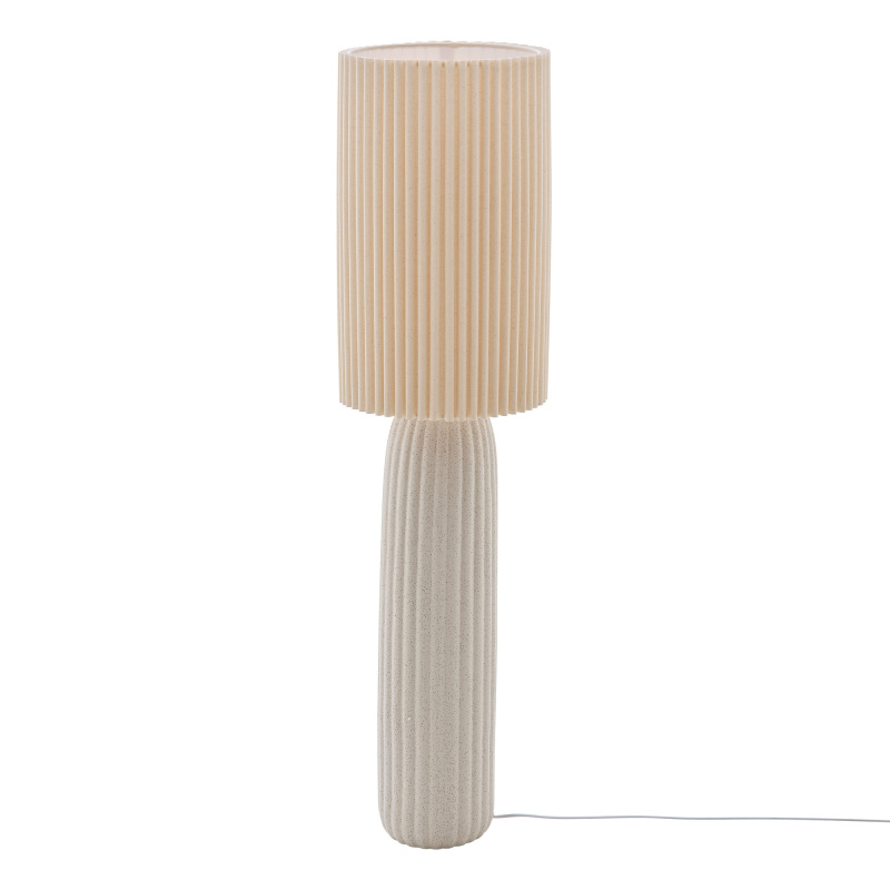 Atmosphera Lampa KENAN, Ø 31,5 x 122 cm, keramika béžová 108596
