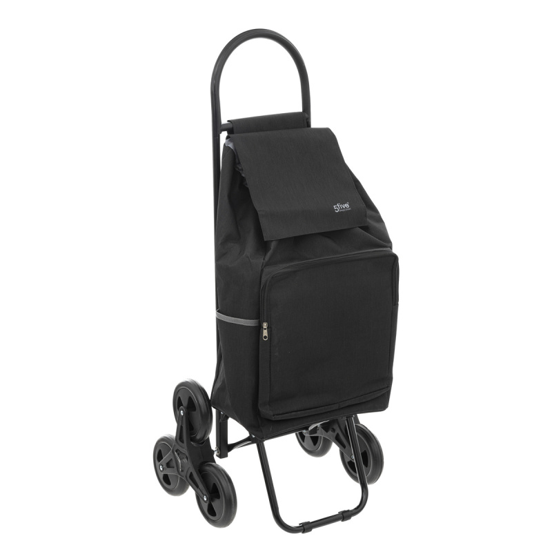 5five Simply Smart Taška na kolečkách, 36 l, velká černá