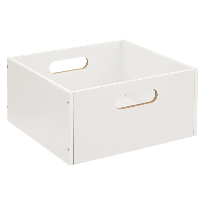 5five Simply Smart Úložný box, MDF, bílý, 31 x 15 cm bílá