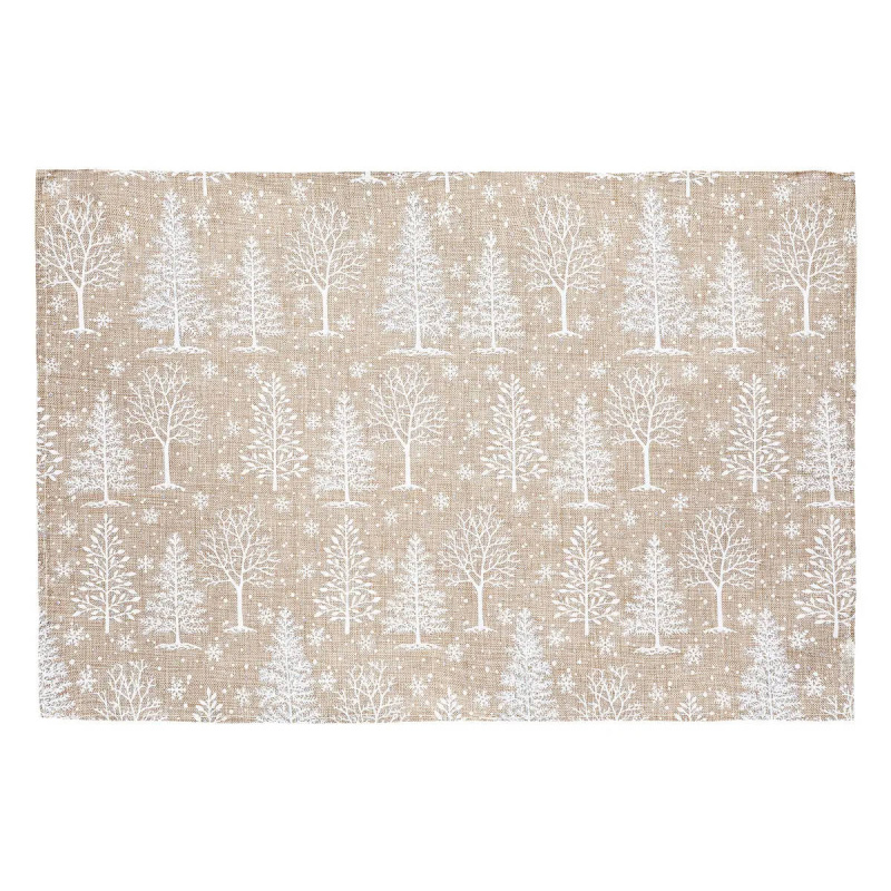 Atmosphera Podložka na stůl, vánoční vzor, 45 x 30 cm béžová