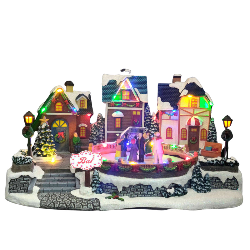Fééric Lights and Christmas Vánoční betlém Slavnostní ples, s LED osvětlením vícebarevná
