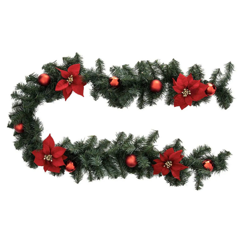 Atmosphera Vánoční věnec POINSETTIA vícebarevná