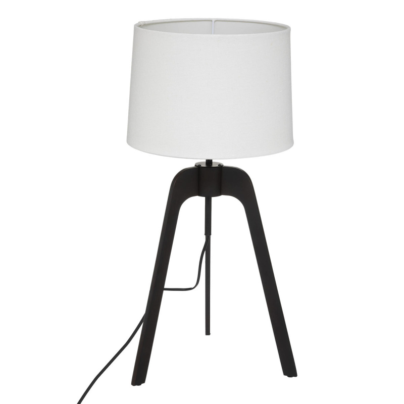 Atmosphera Stolní lampa ORI, bílé stínidlo, 58,5 cm bílá