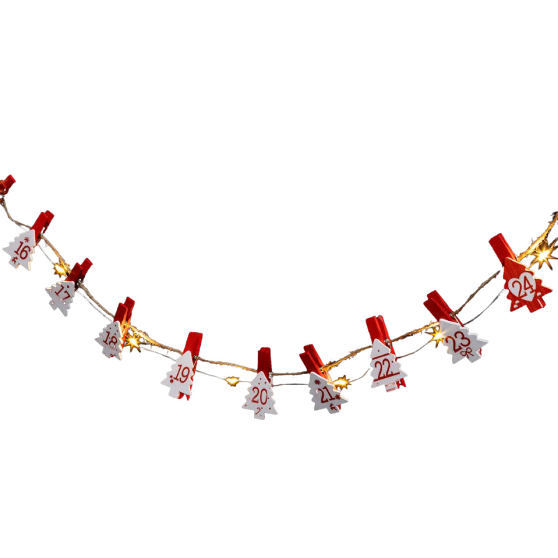 Fééric Lights and Christmas Adventní kalendář LED, vánoční stromečky vícebarevná