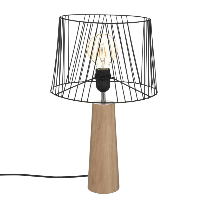 Atmosphera Stolní lampa JOE, industriální styl, 46 cm černá