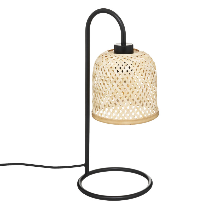 Atmosphera Stolní lampa ALI, bambusové stínidlo, Ø 16 cm béžová