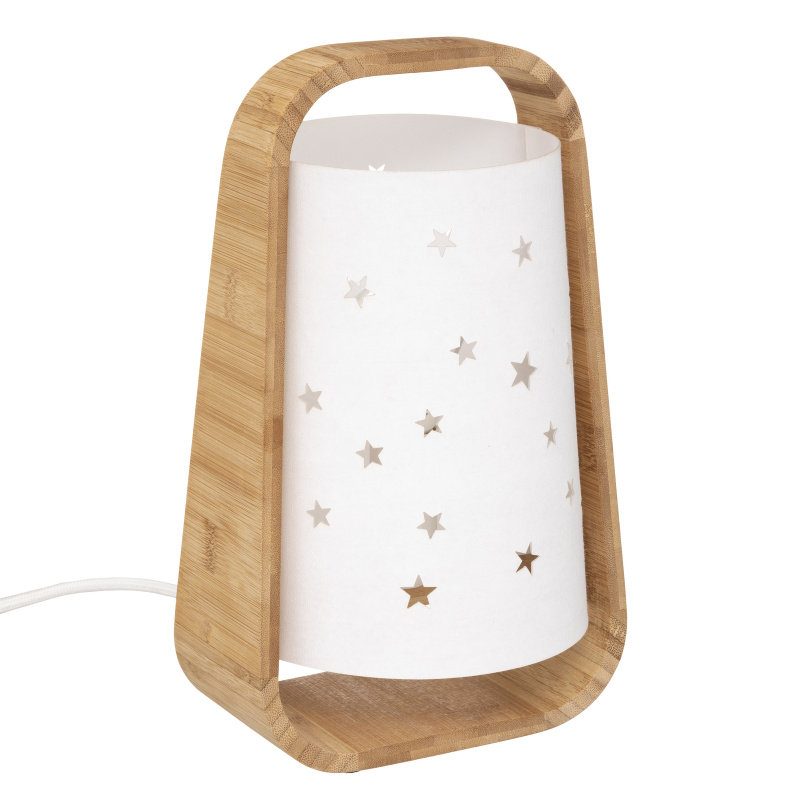 Atmosphera for kids Dětské noční světlo STAR, 27 cm bílý
