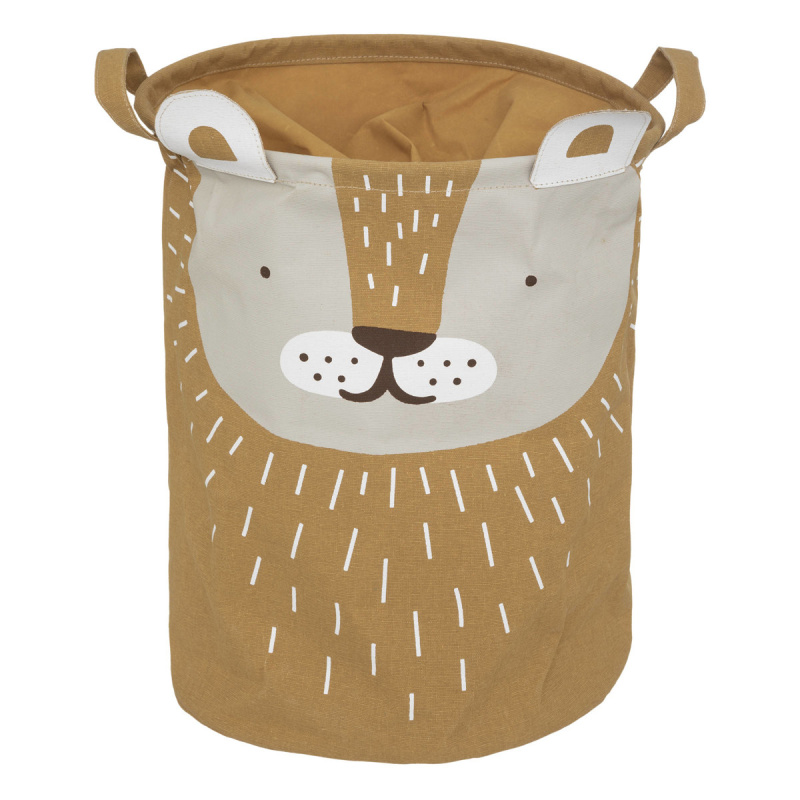 Atmosphera for kids Úložný koš na hračky ANIMAL, 40 cm, hnědá barva hnědá