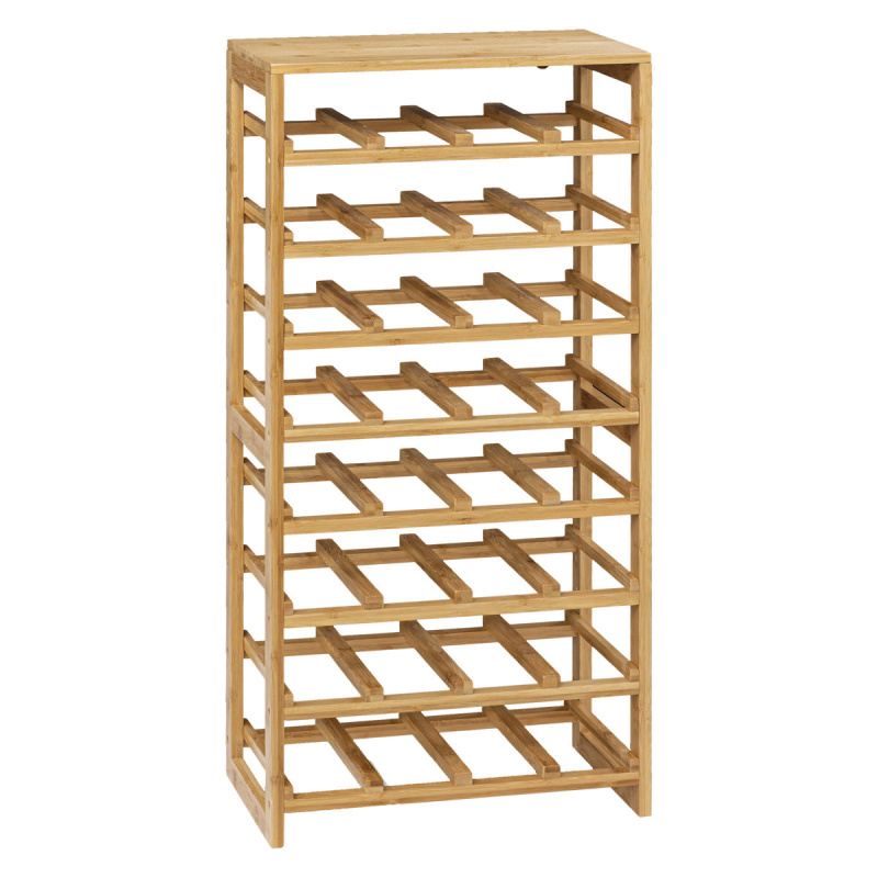 5five Simply Smart Regál na víno, 32 láhve, 45 x 24 x 89 cm, bambus hnědý