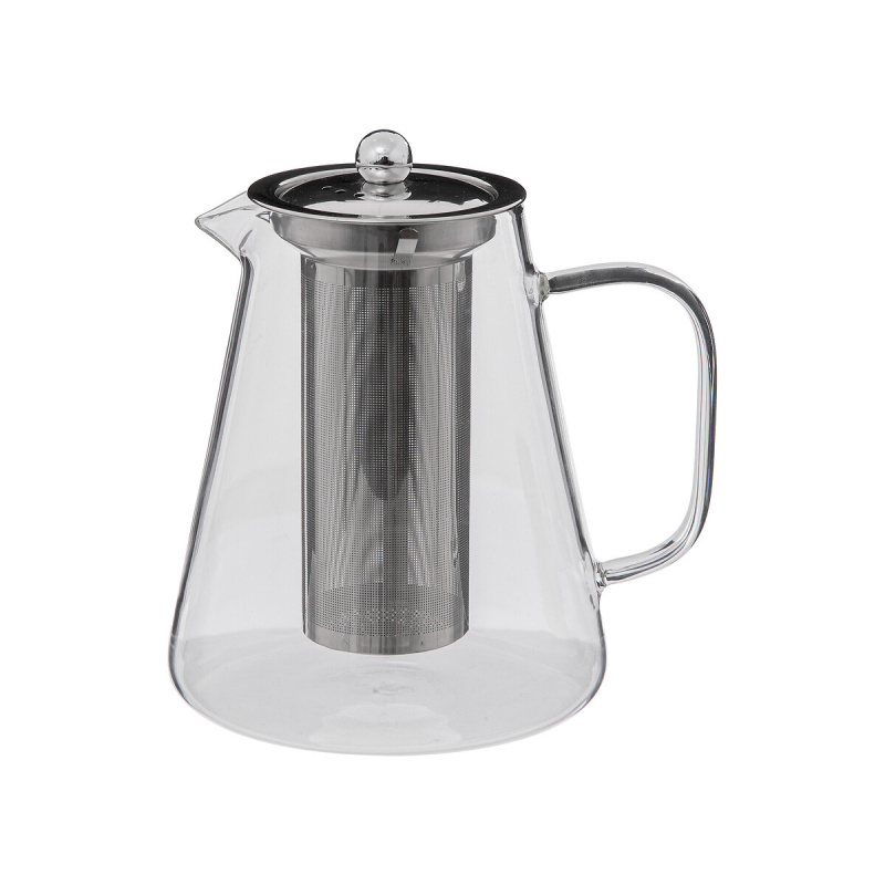 Secret de Gourmet Skleněná konvice na čaj s infuzérem TEAL, 1,3 l, skleněná transparentní 108471