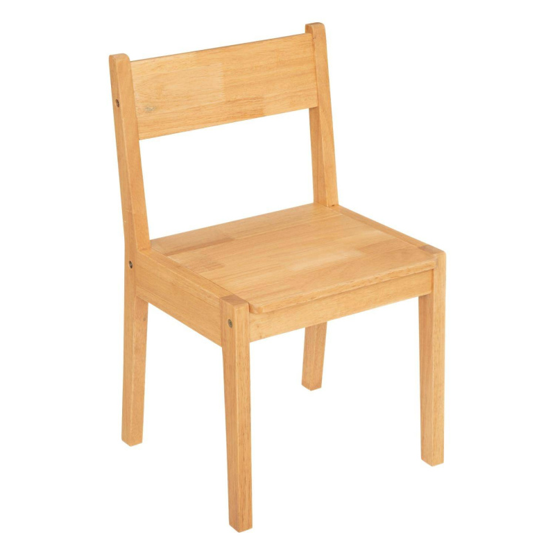 Atmosphera for kids Dřevěná dětská židle Robin, výška sezení 30 cm hnědá