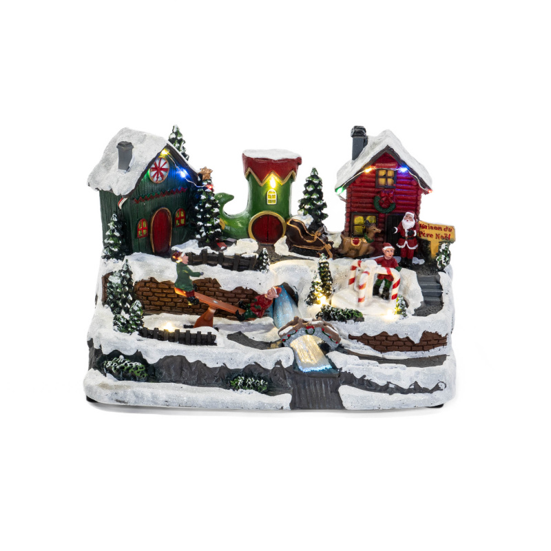 Fééric Lights and Christmas Vánoční dekorace s osvětlením, 31 x 19 cm vícebarevná