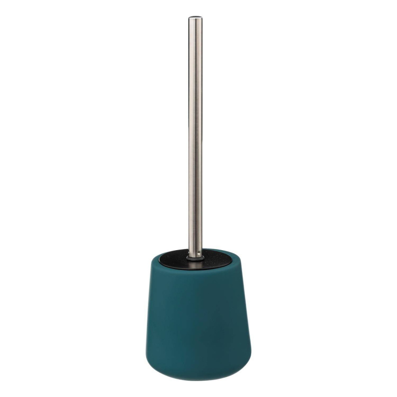5five Simply Smart Toaletní kartáč s keramickou nádobou Cocon, Ø 12 cm, mořský modrý mořská modrá