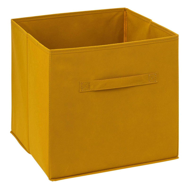 5five Simply Smart Úložný box na oblečení, 31 x 31 x 31 cm, žlutý žlutá