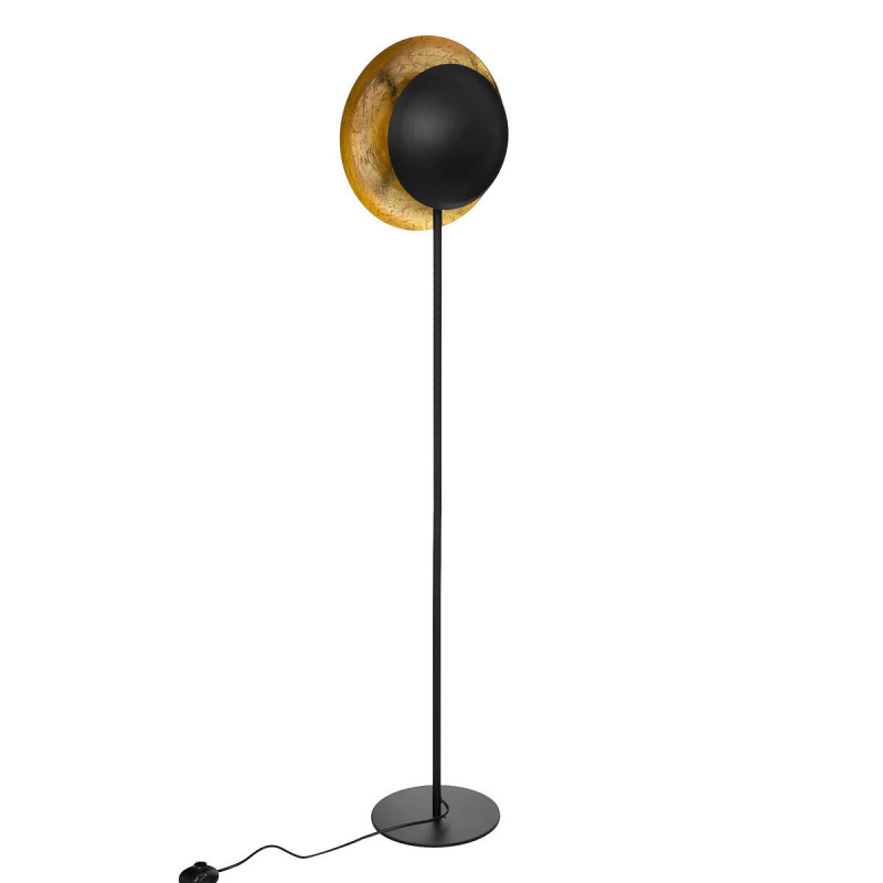 Atmosphera Stojací kovová lampa ESTEE, 144 cm zlatá