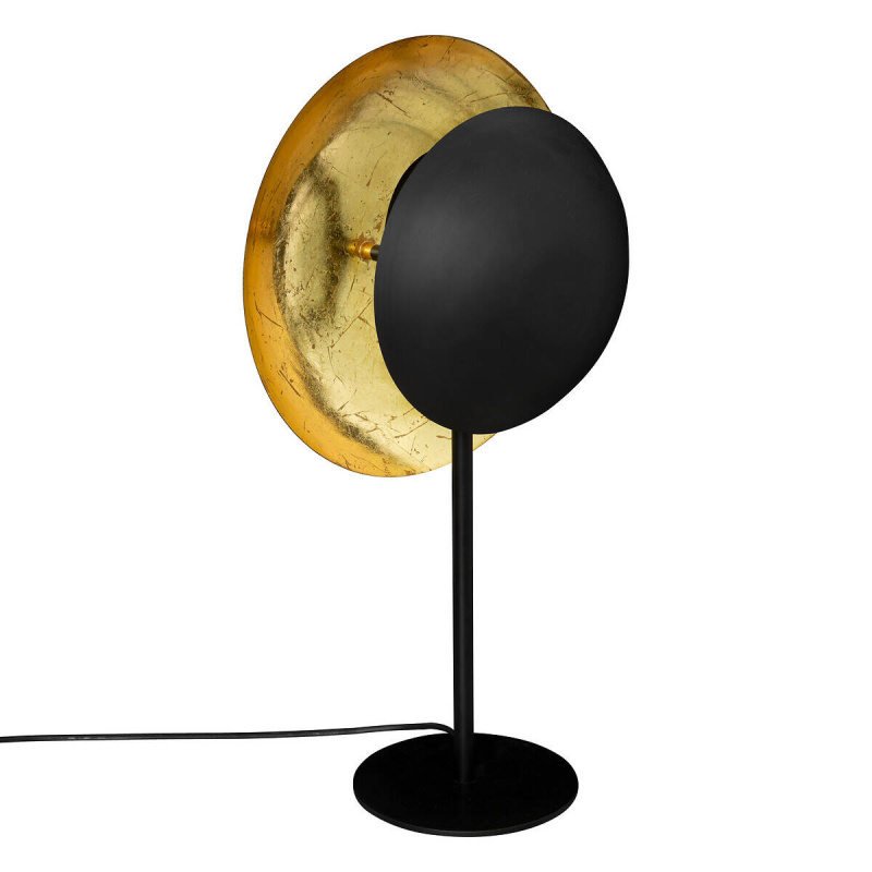 Atmosphera Stojací kovová lampa ESTEE, 57 cm zlatá