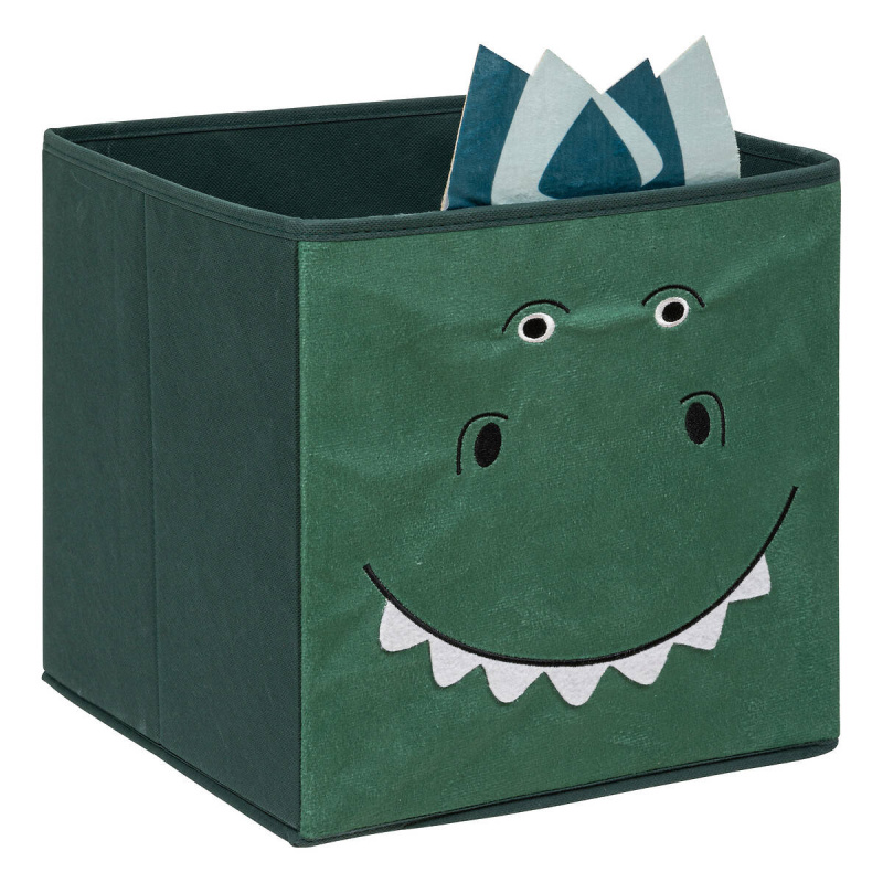Atmosphera for kids Box na hračky DINO, 29 x 29 x 29 cm zelená