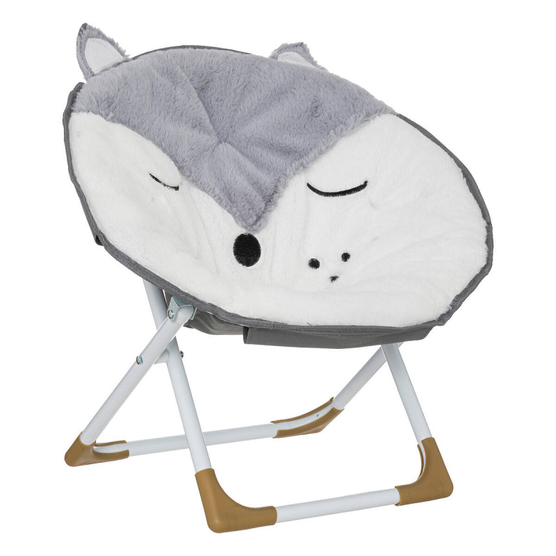 Atmosphera for kids Dětské křeslo FOX, výška 51 cm šedá