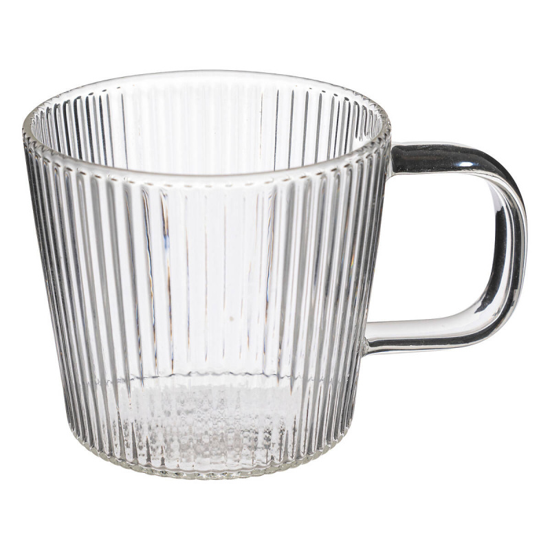 Secret de Gourmet Šálek na espresso NALA, vlnité sklo, 150 ml transparentní