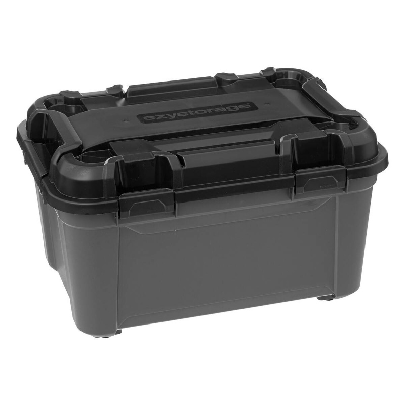 5five Simply Smart Box na kolečkách s víkem BUNKER+, 80 l antracitová