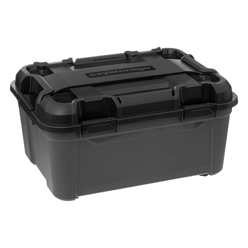 5five Simply Smart Box na kolečkách s víkem BUNKER+, 120 l antracitová