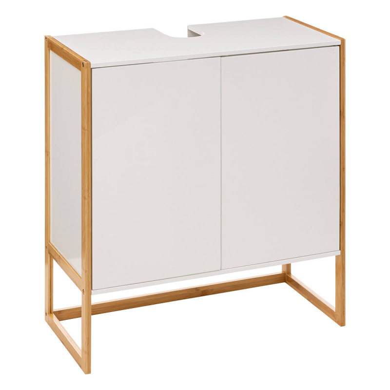 5five Simply Smart Skříňka pod umyvadlo NATUREO, 70 x 33 x 80 cm, bílá bílá