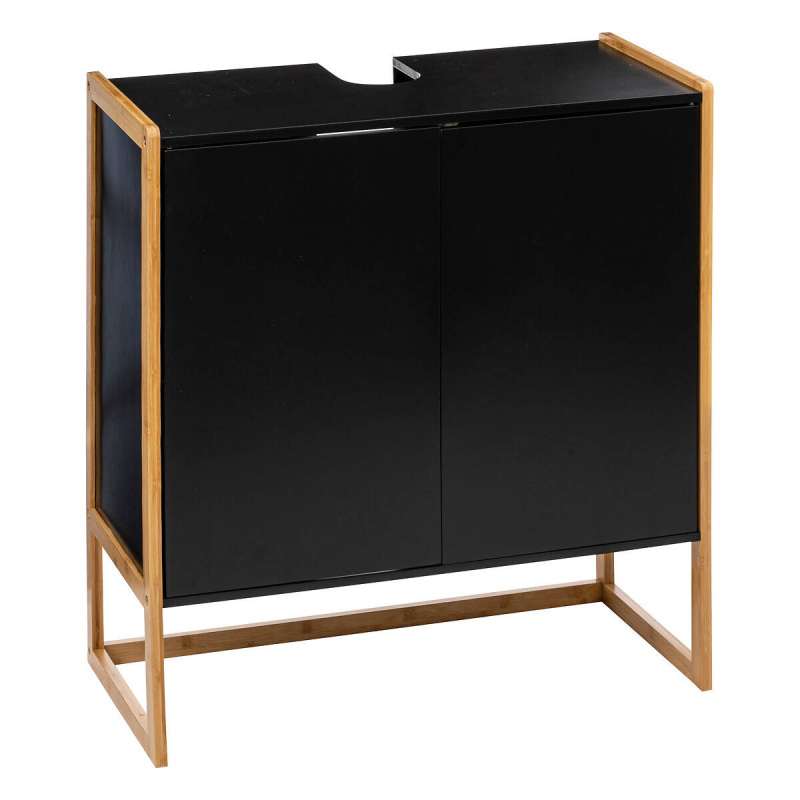 5five Simply Smart Skříňka pod umyvadlo NATUREO, 70 x 33 x 80 cm, černá černá