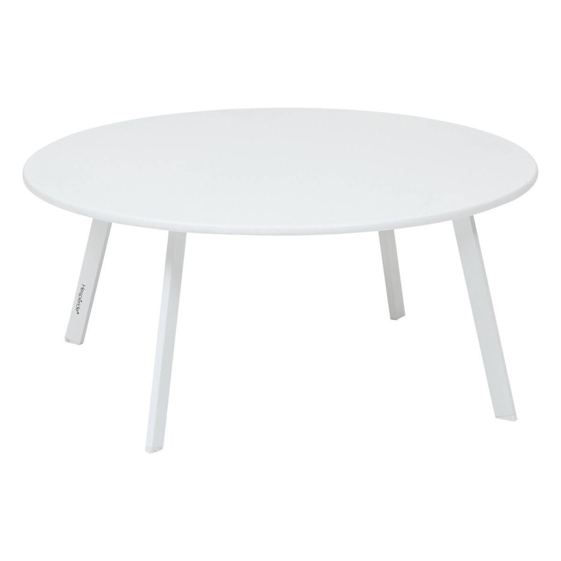 Hesperide Zahradní kovový stolek SAONA, ? 90 cm bílá