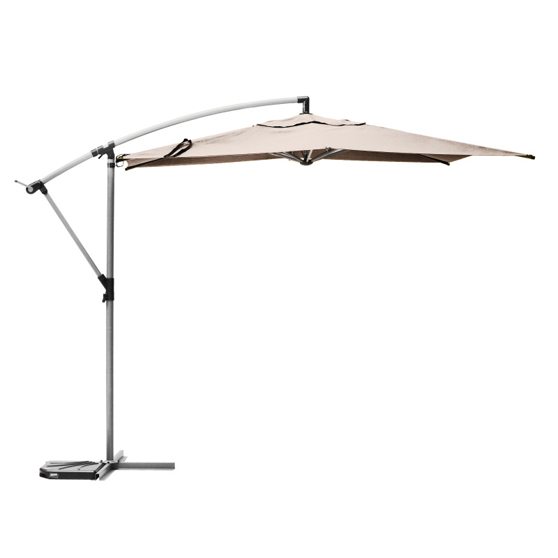 Hesperide Zahradní slunečník se stojanem, MANOA, 300 cm, hnědý hnědý
