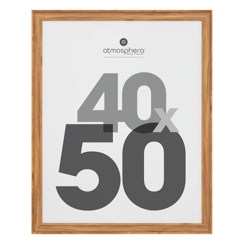Atmosphera Nástěnný fotorámeček MAE, 40 x 50 cm, hnědý hnědá