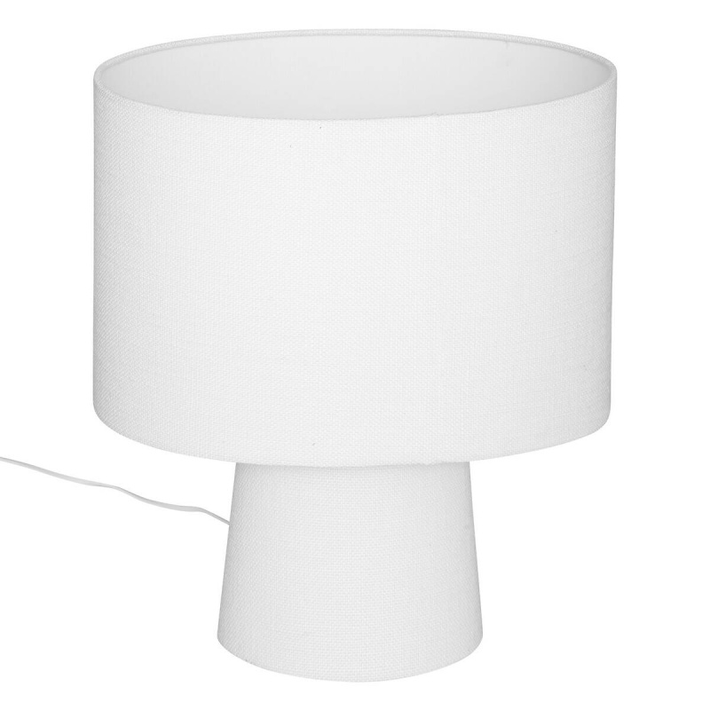 Atmosphera Stolní lampa se stínítkem EIRA, bílá, výš, 45 cm bílá