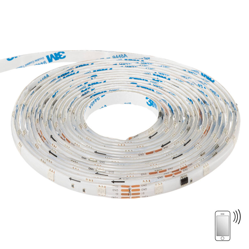 Atmosphera 5metrový RGB LED pásek, Bluetooth a dálkové ovládání vícebarevná