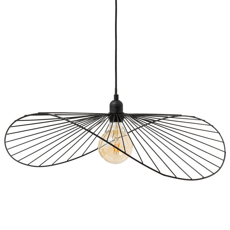 Atmosphera Závěsná lampa nad jídelní stůl ADELIA, Ø 58 cm černá