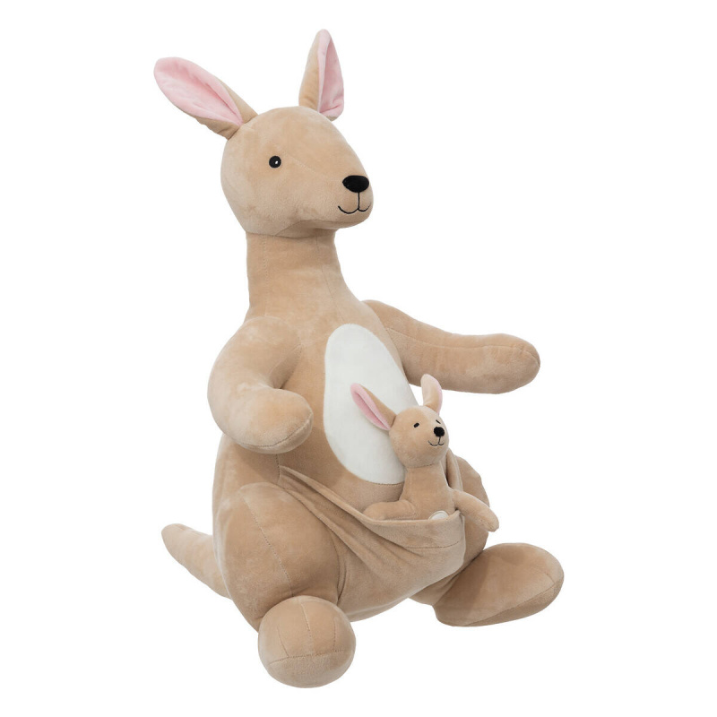 Atmosphera for kids Plyšová hračka klokan XL, 63 cm hnědá