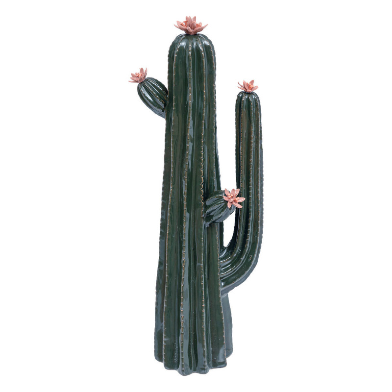 Atmosphera Dekorativní figurka kaktus PANAMA, 40 cm zelená
