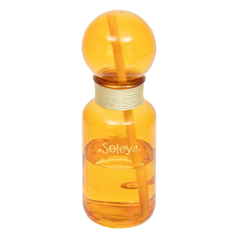 Atmosphera Elegantní aroma difuzér s uzávěrem a tyčinkami SOLEYA, 300 ml żółty