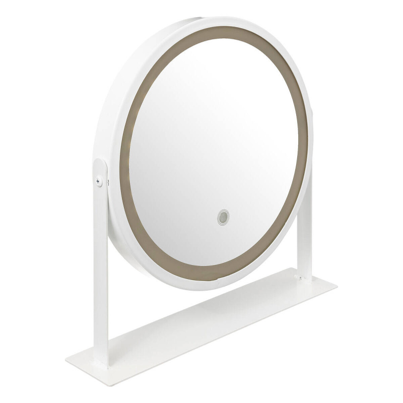 5five Simply Smart Kosmetické zrcadlo s podsvícením LED, bílé, Ø 34 cm bílá