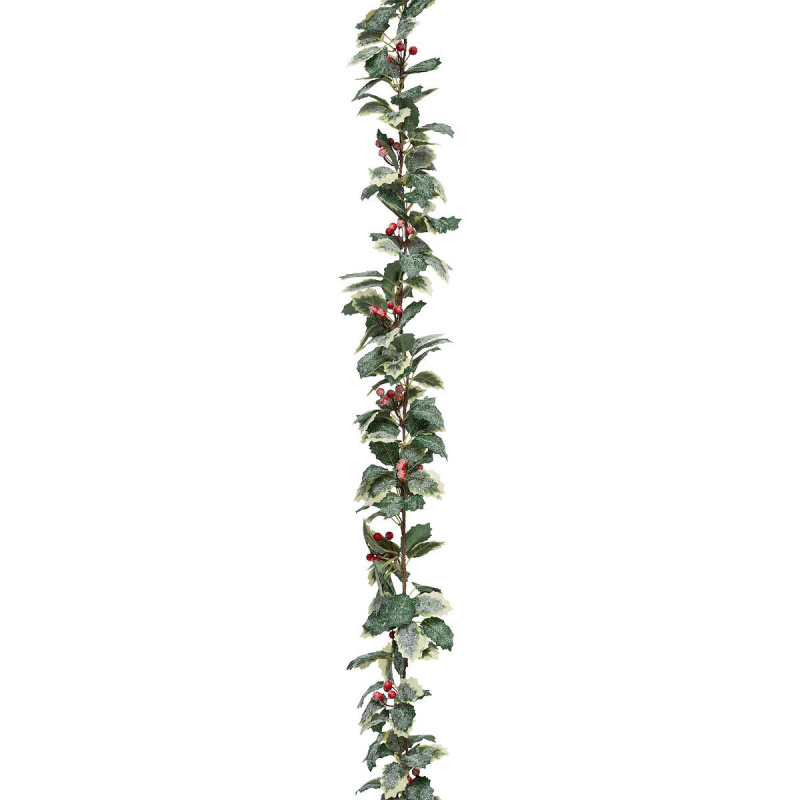 Atmosphera Věnec z listů cesmíny, 180 cm zelená