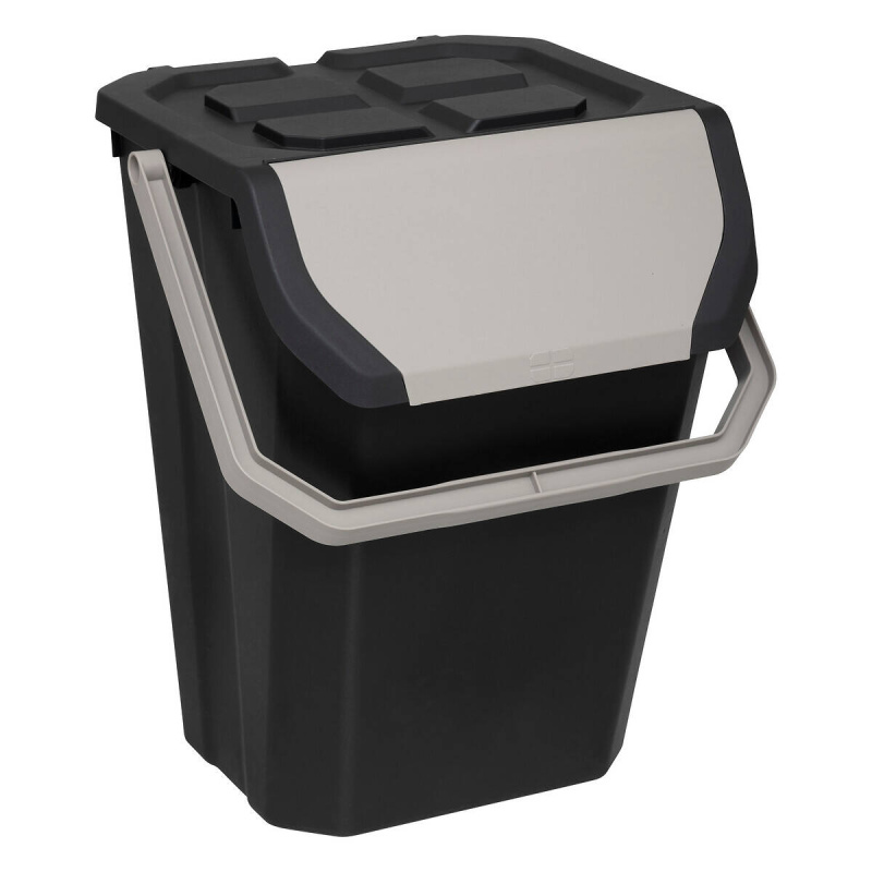 5five Simply Smart Koš na třídění PLAST, 37 l antracitová