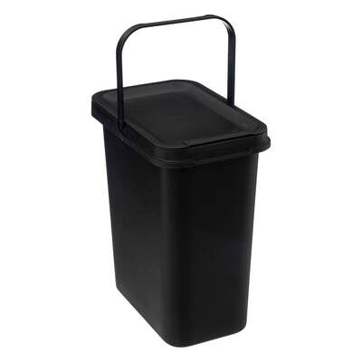 5five Simply Smart Koš na odpadky, černý, 12 l černá