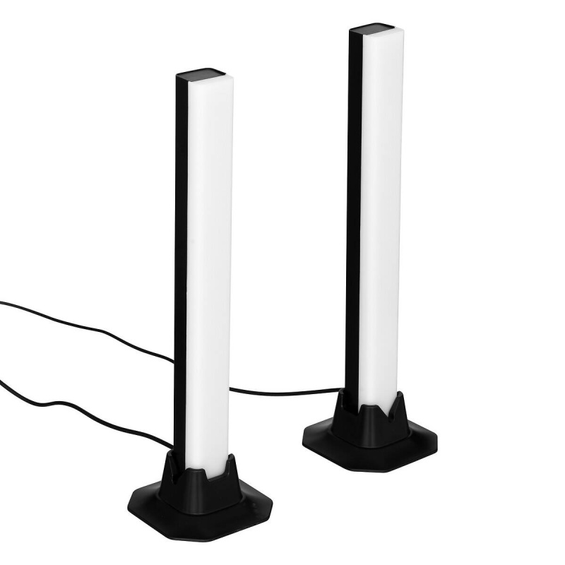 Atmosphera LED pásky s dálkovým ovládáním, vícebarevné, 2 kusy černá