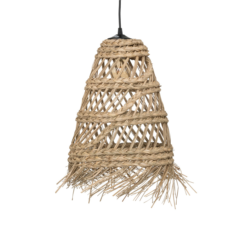 Atmosphera Visící lampa boho z pleteniny LAHYS, Ø 28 cm béžová
