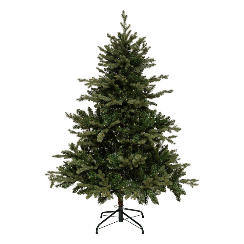 Fééric Lights and Christmas Vánoční umělá jedle na kovovém stojanu, 150 cm zelená