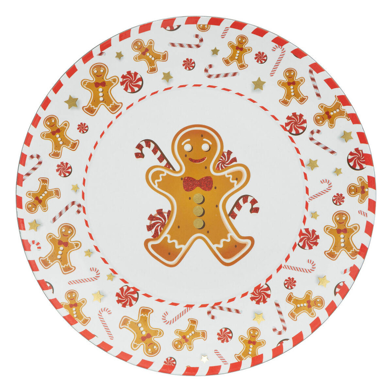 Atmosphera Podložka pod talíř, GINGERBREAD, Ø 33 cm vícebarevná