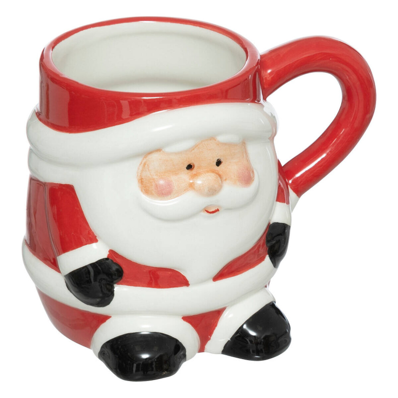 Atmosphera Vánoční hrnek na čaj, 300 ml, Santa Claus červená
