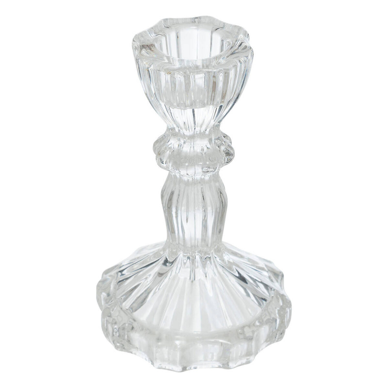 Atmosphera Skleněný svícen, křišťál, 11 cm transparentní
